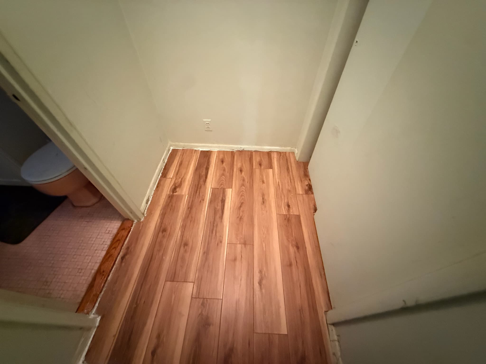 LVP Flooring Install in Kitchen and Bathroom Entryway, Yonkers
